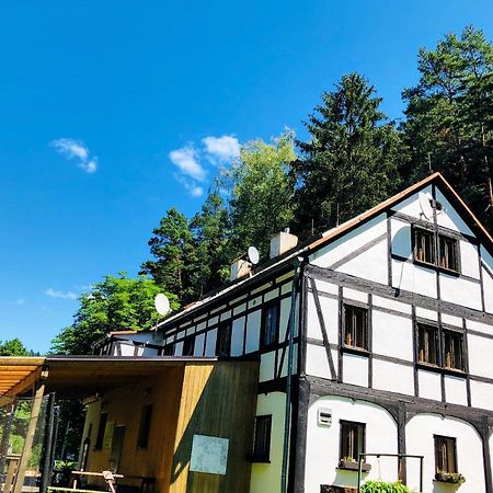 Pension Pod Kastany Srbská Kamenice Buitenkant foto