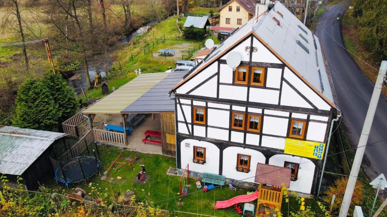 Pension Pod Kastany Srbská Kamenice Buitenkant foto