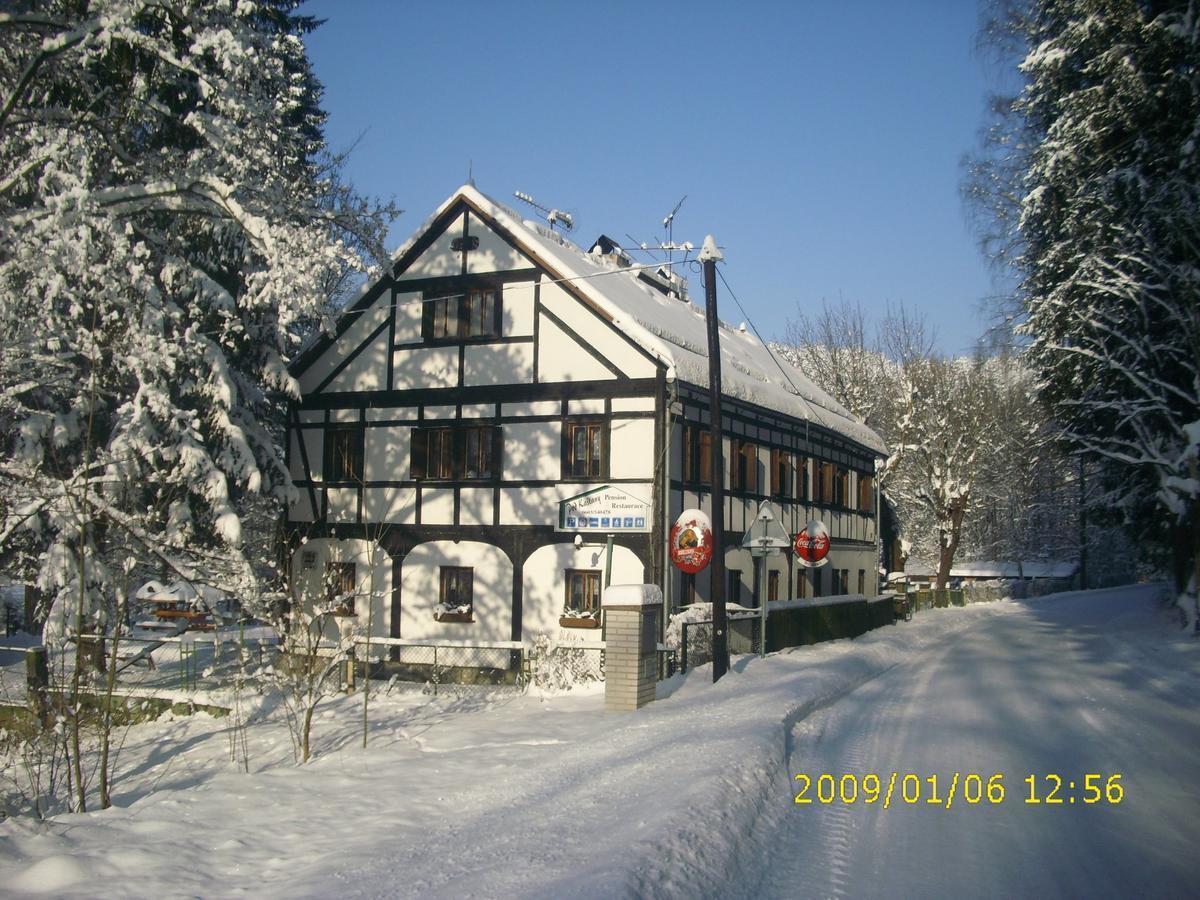 Pension Pod Kastany Srbská Kamenice Buitenkant foto