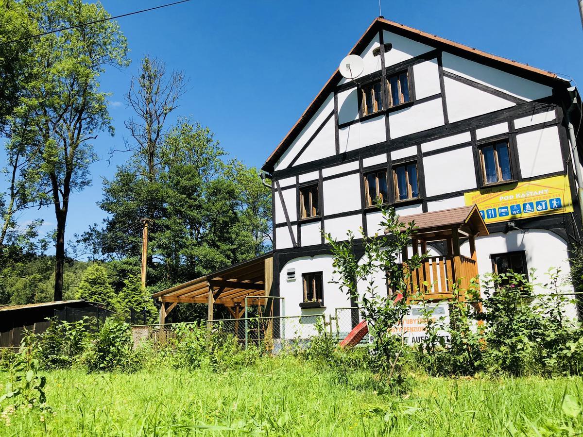 Pension Pod Kastany Srbská Kamenice Buitenkant foto