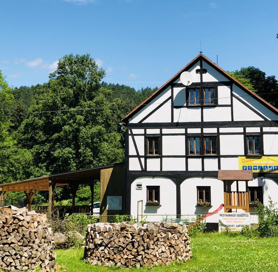 Pension Pod Kastany Srbská Kamenice Buitenkant foto