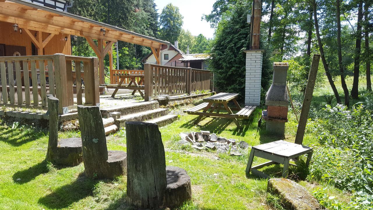 Pension Pod Kastany Srbská Kamenice Buitenkant foto